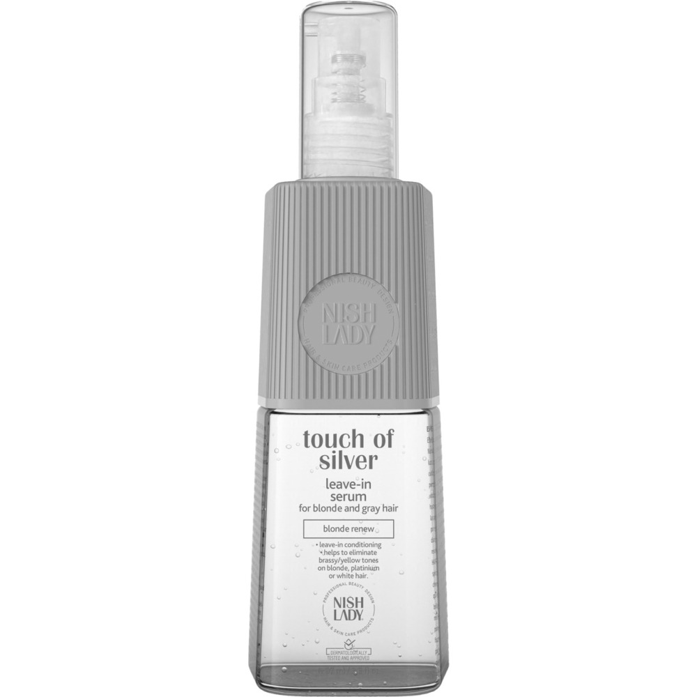 Nish Lady Touch Of Silver Serum Dore Yok Edici – Açık Sarı, Gri ve Beyaz Saçlara Yönelik Saç Serumu 97ml
