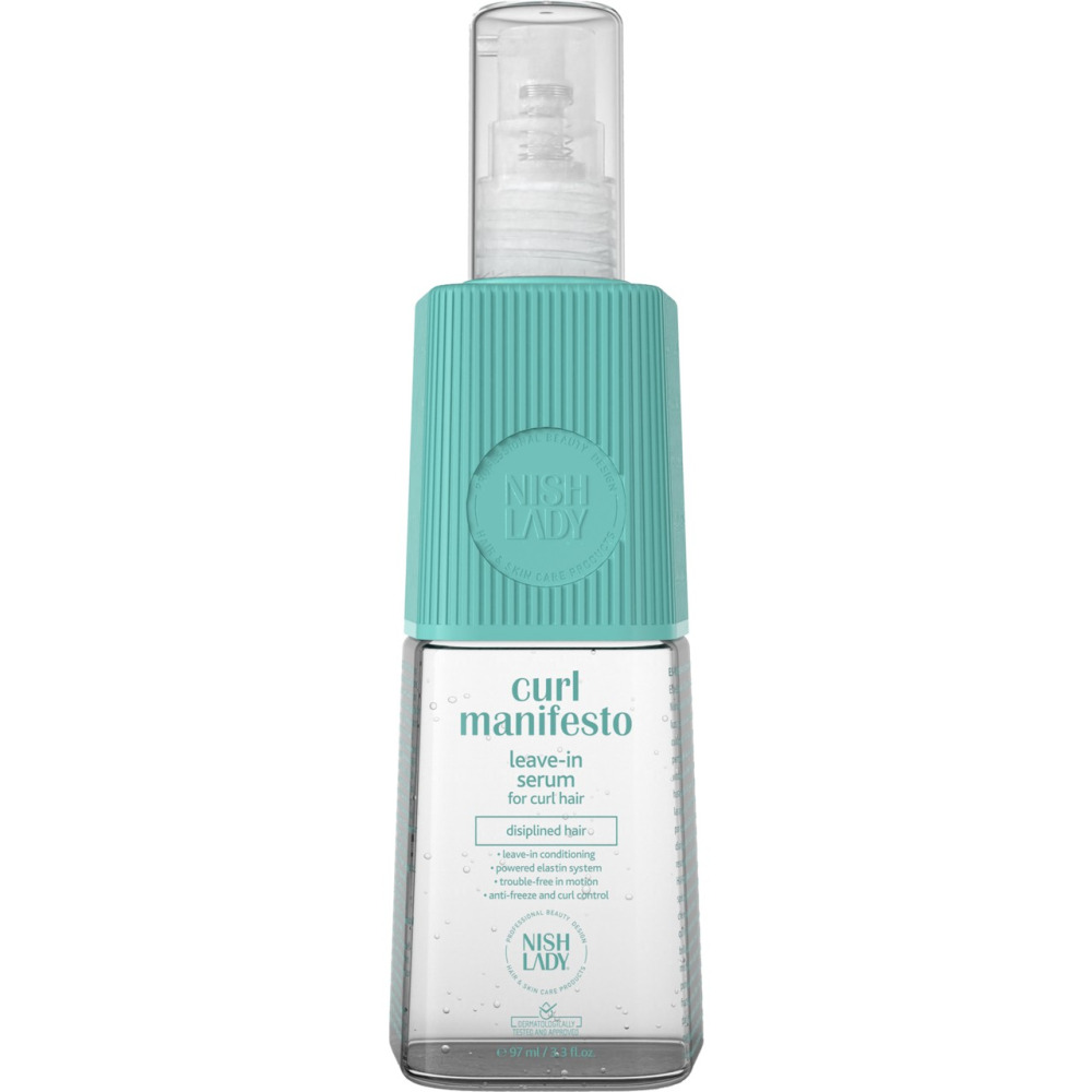 Nish Lady Curl Manifesto Serum – Kıvırcık Saçlar İçin Bukle Belirginleştirici Saç Bakım Serumu 97ml