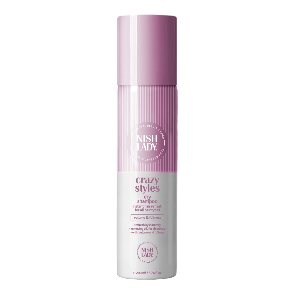 Nish Lady Dry Shampoo – Kuru Şampuan Doğal Görünüm 200ml