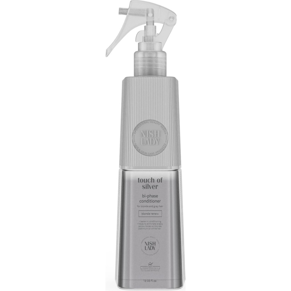 Nish Lady Touch Of Silver Bi-Phase Conditioner 386ml – Sarı, Gri ve Beyaz Saçlar İçin Bakım Spreyi
