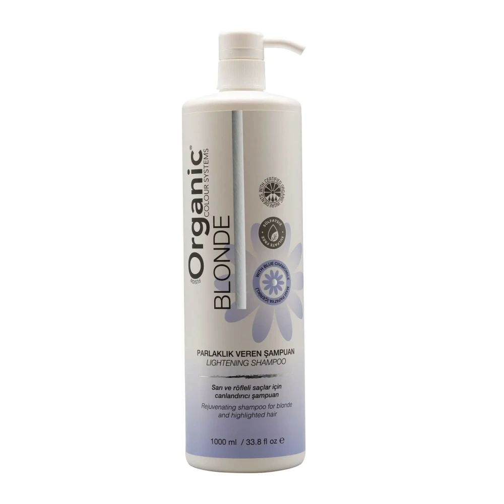 Organic Colour Systems Blonde Lightening Shampoo 1000 ML – Parlaklık Veren Şampuan