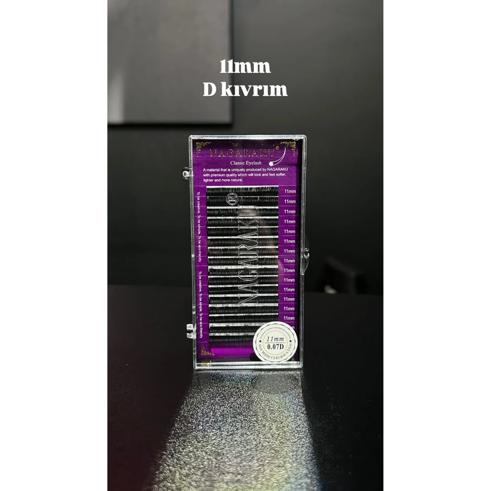 Nagaraku İpek Kirpik – 11mm – 0.07D Kıvrım