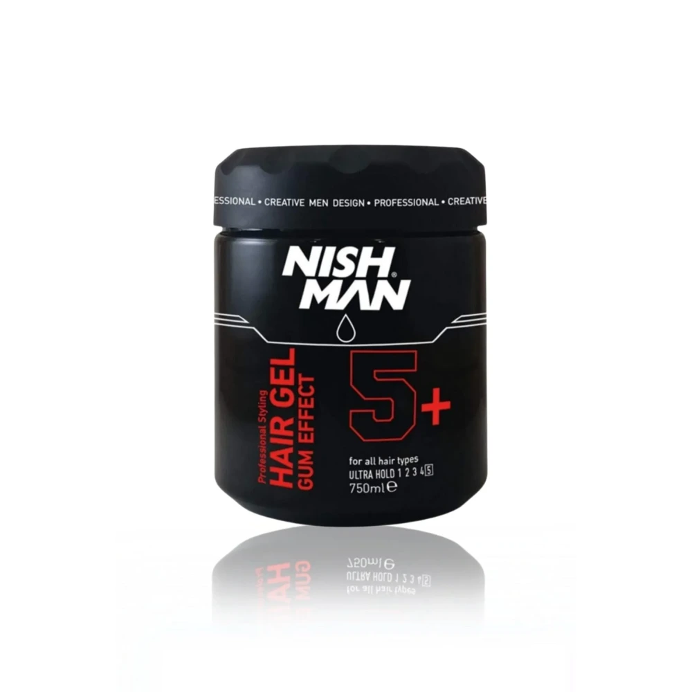 Nishman Ultra Sert Sakız Etkili Saç Jölesi No.5+ 750ml