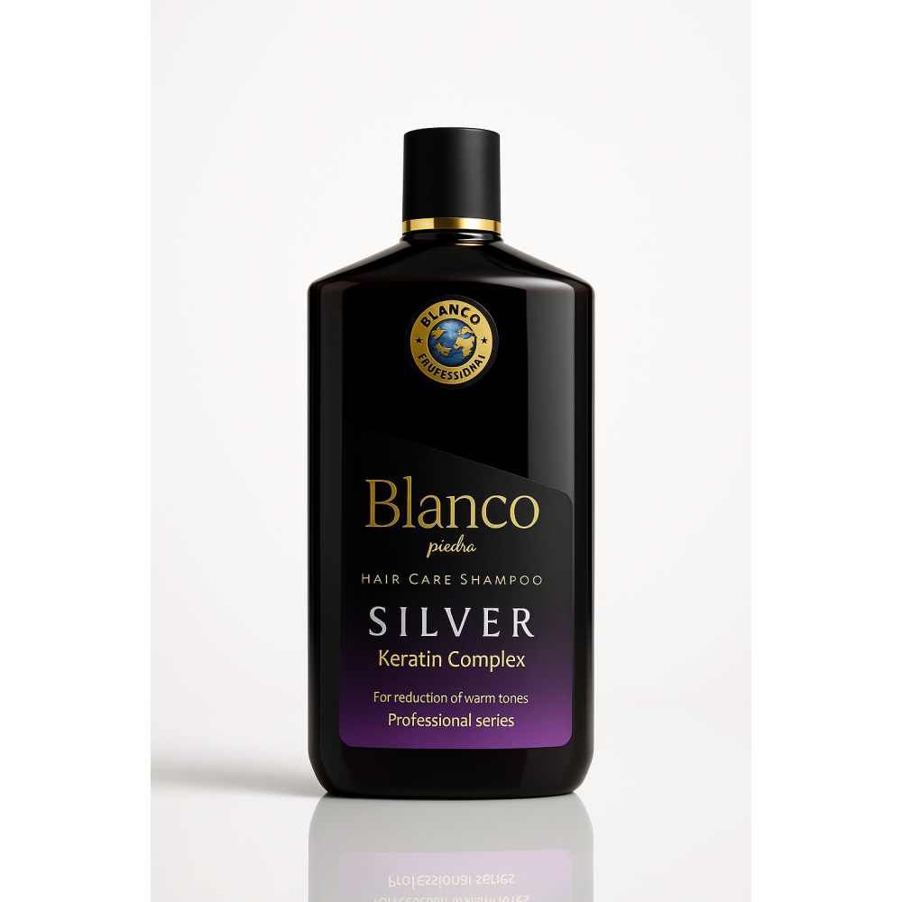 Blanco Piedra Silver Keratin Complex Mor Şampuan - Turunculaşma Karşıtı 700ml