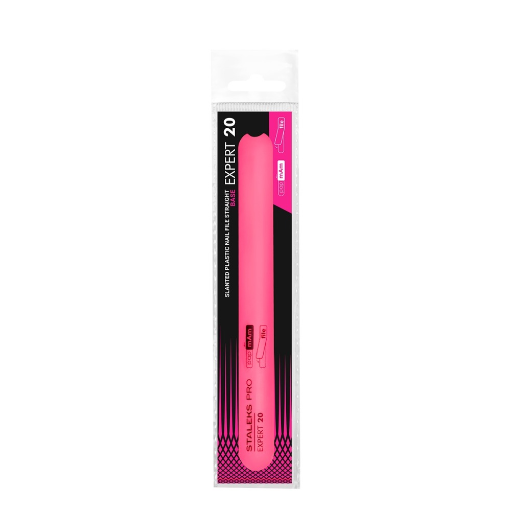 Staleks Expert 20 Plastik Düz Yamuk Törpü Baz (130 mm) – Manikür & Pedikür Bazı
