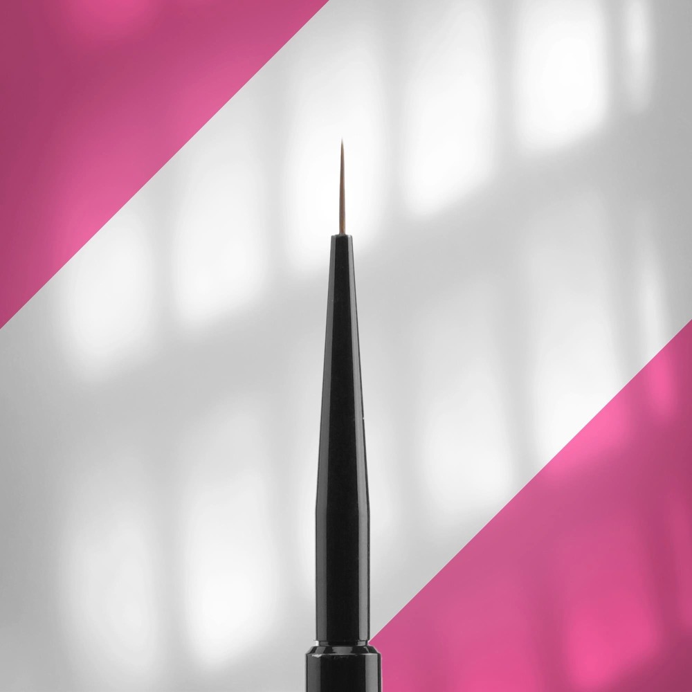 Staleks Expert İnce Fırça 1 mm En / 7 mm Uzunluk – Jel Detay Fırçası | Nail Art Fırçası