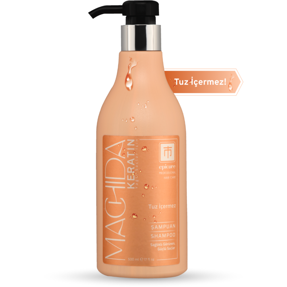 Machida Keratin Şampuan 500ml – Saç Onarıcı ve Güçlendirici Bakım