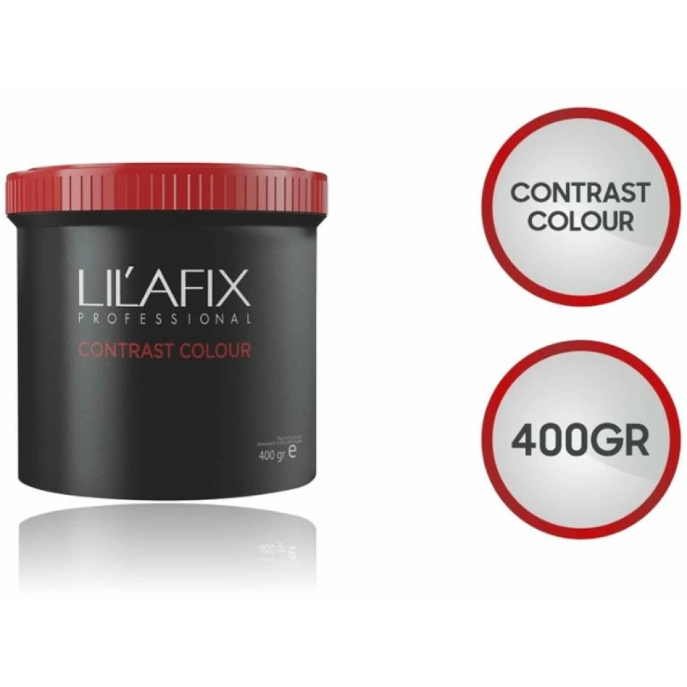 Lilafix Contrast Colour Kırmızı Kızıl Toz Saç Açıcı 400 gr