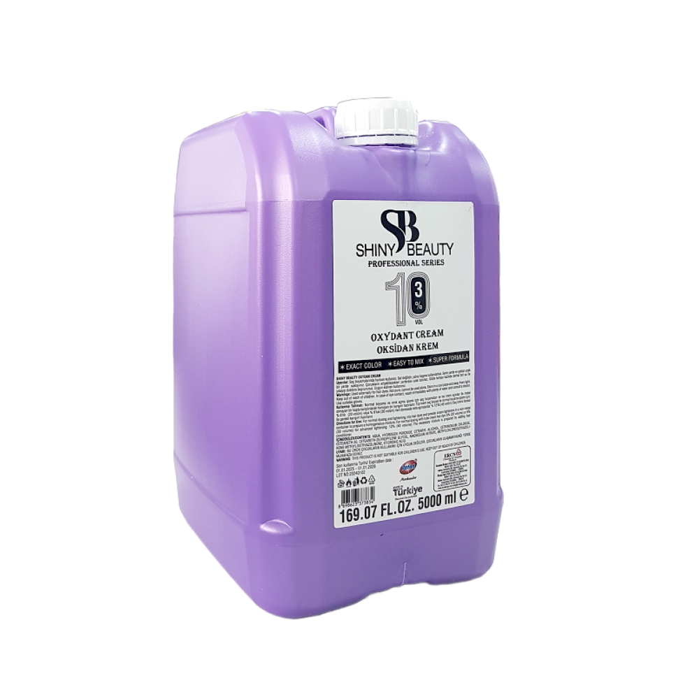 Shiny Beauty Oksidan Krem 10 Volüm (3%) – 5 Kg Kuaför Oksidanı