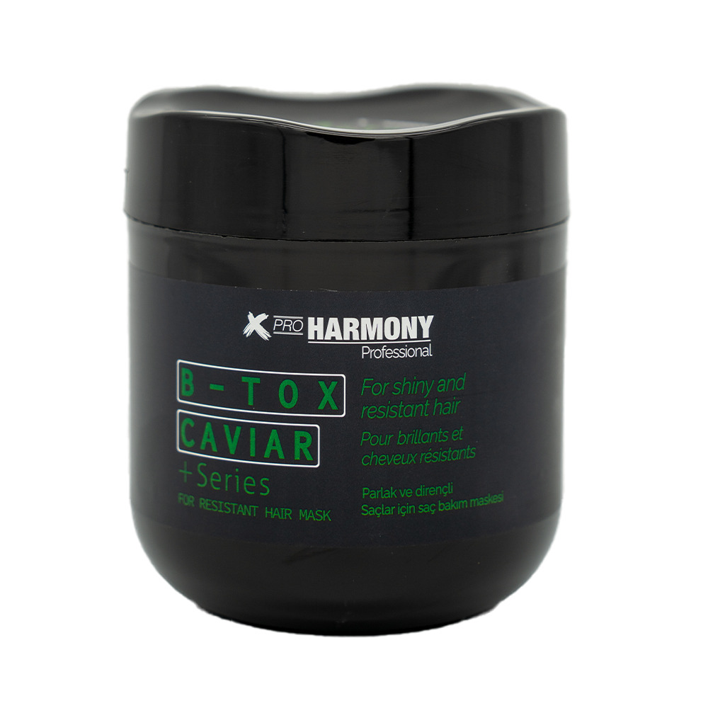 X Pro Harmony B-Tox Caviar Hair Mask 500ml – Parlak ve Dirençli Saçlar İçin Bakım Maskesi