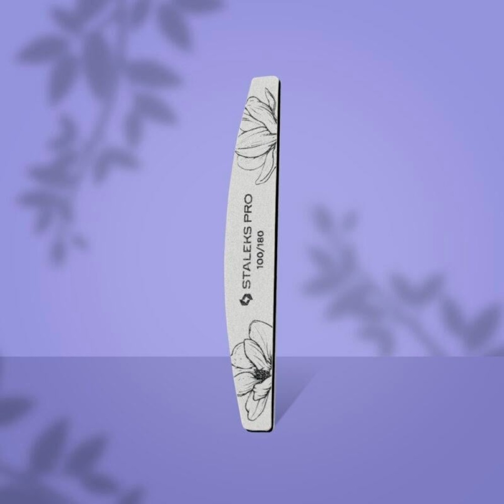 STALEKS EXPERT Yarım Ay Kağıt Tırnak Törpüsü 100/180 Grit – (1 Adet)